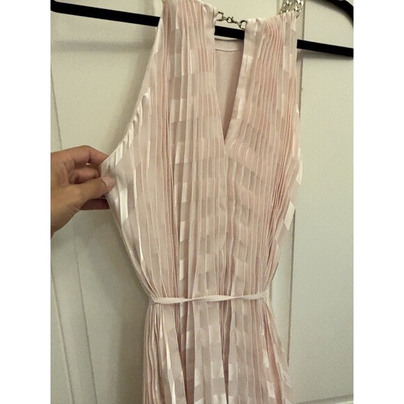 TED BAKER Women’s Sasski Pleated Maxi Dress Size 2 pink formal event gala - Picture 13 of 16